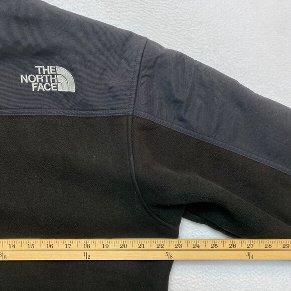 Vintage The North Face Salinas Jacket Mens M Black Heavyweight Fleece Full Zip - Picture 12 of 14